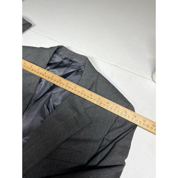 Hickey Freeman 100% Wool Gray Button Front Suit coat Blazer 40R - Picture 4 of 9